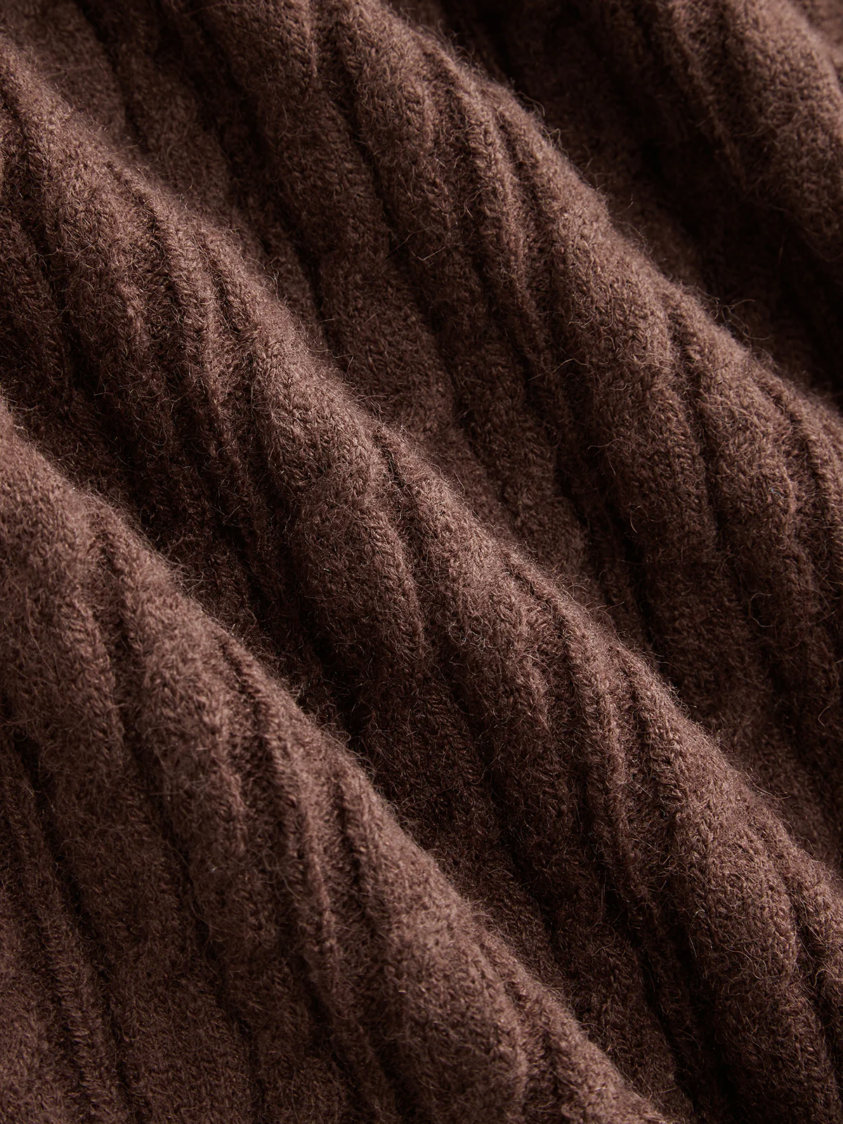 Cable-Knit Dress with Matching Fringe Scarf - Image 3