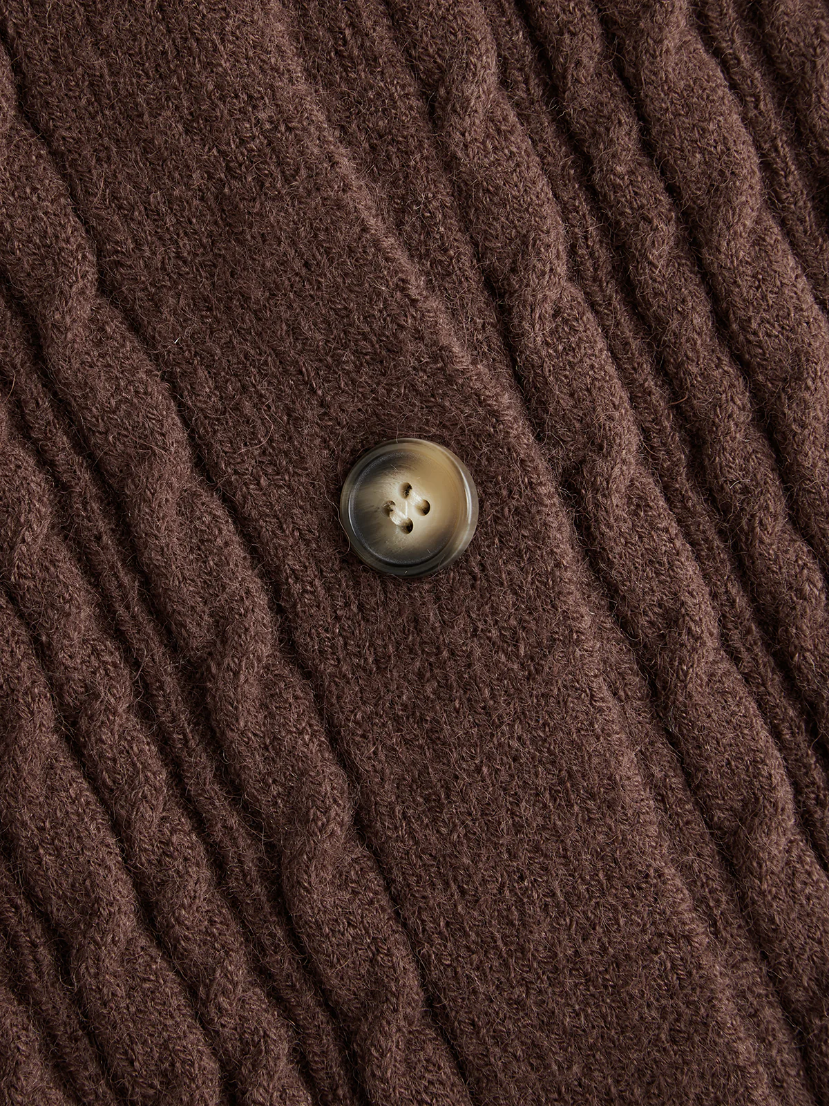 Cable-Knit Dress with Matching Fringe Scarf - Image 4