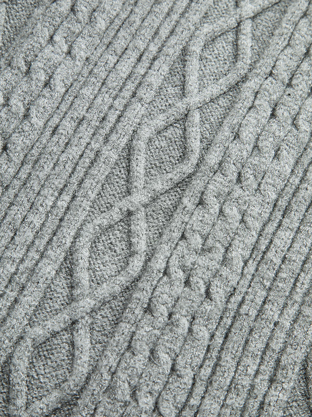 Cable Knit Mid-Waist Drawstring Pants - Image 2