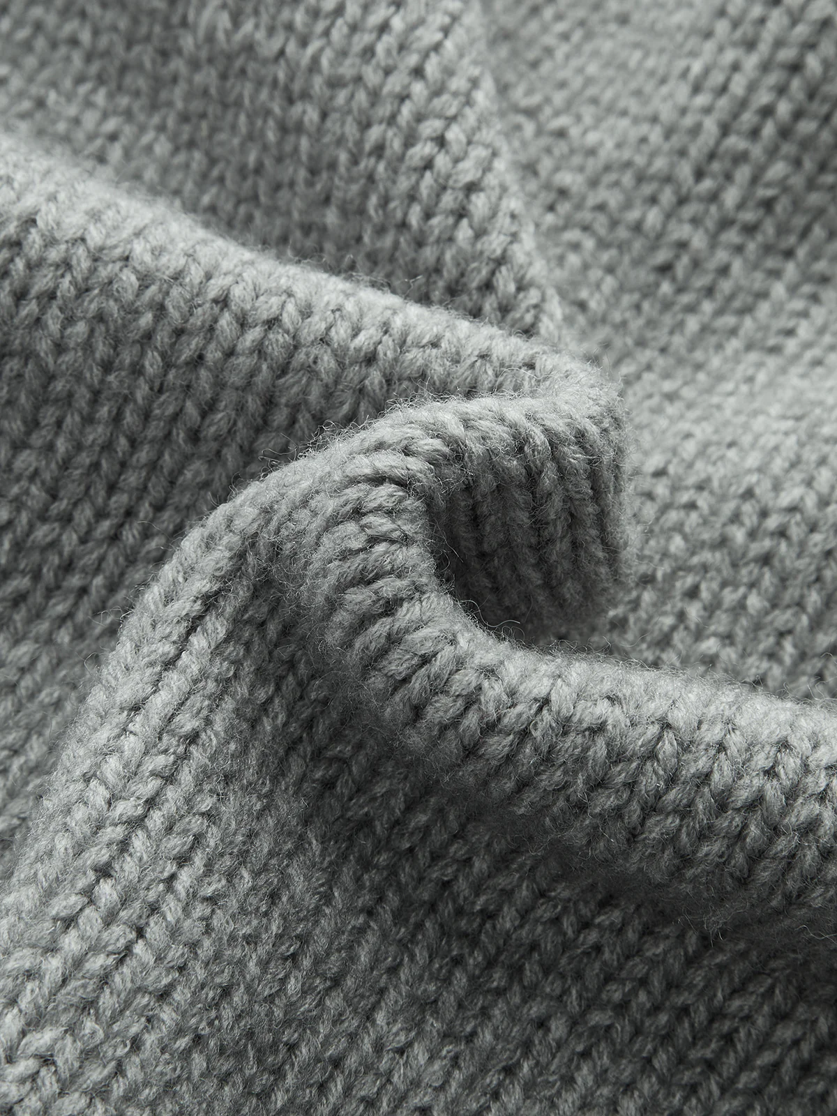 Cable Knit Mock Neck Sweater - Image 3