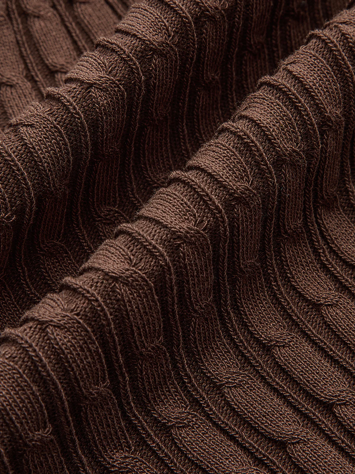 Cable-Knit Short-Sleeve Polo Dress - Image 5