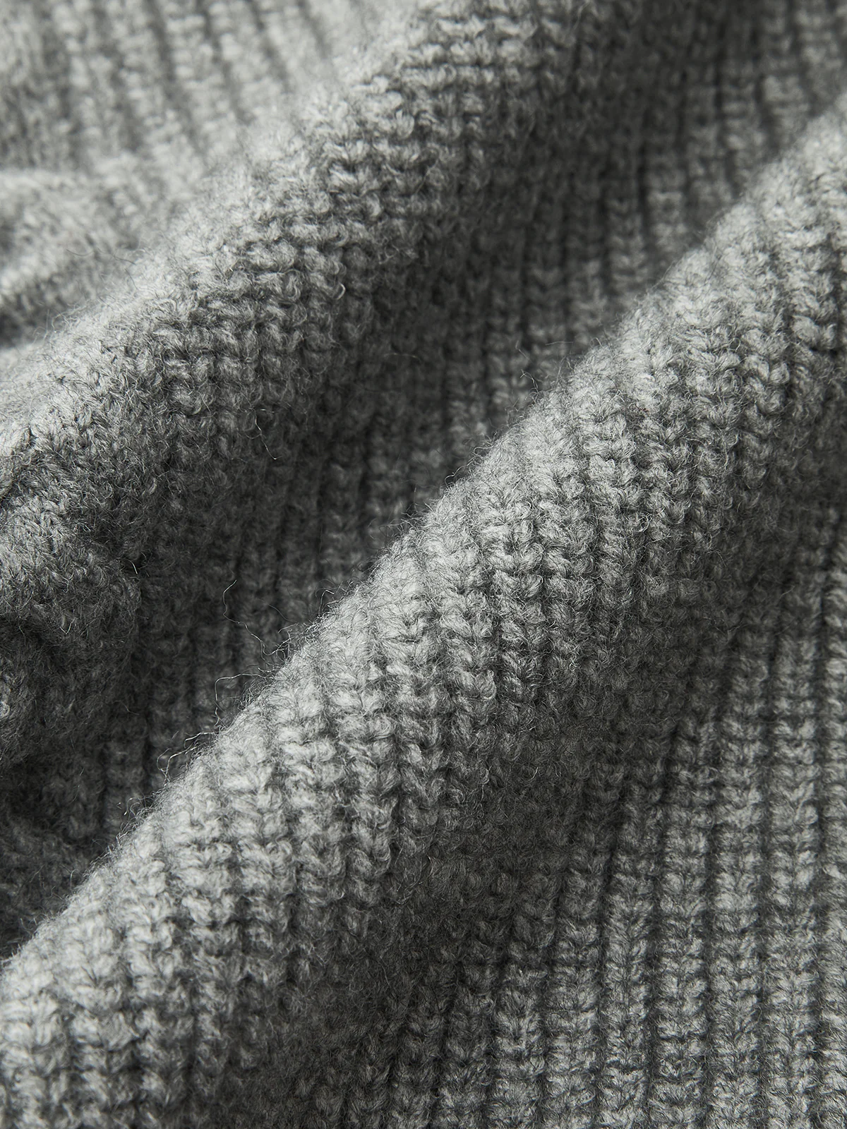 Cable Knit V-neck Puff Sleeve Sweater - Image 4