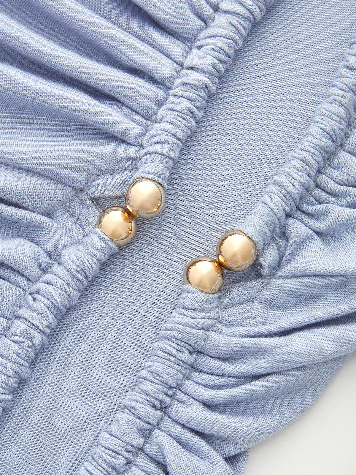 Cap Sleeve Ruched Cutout Maxi Dress - Image 3