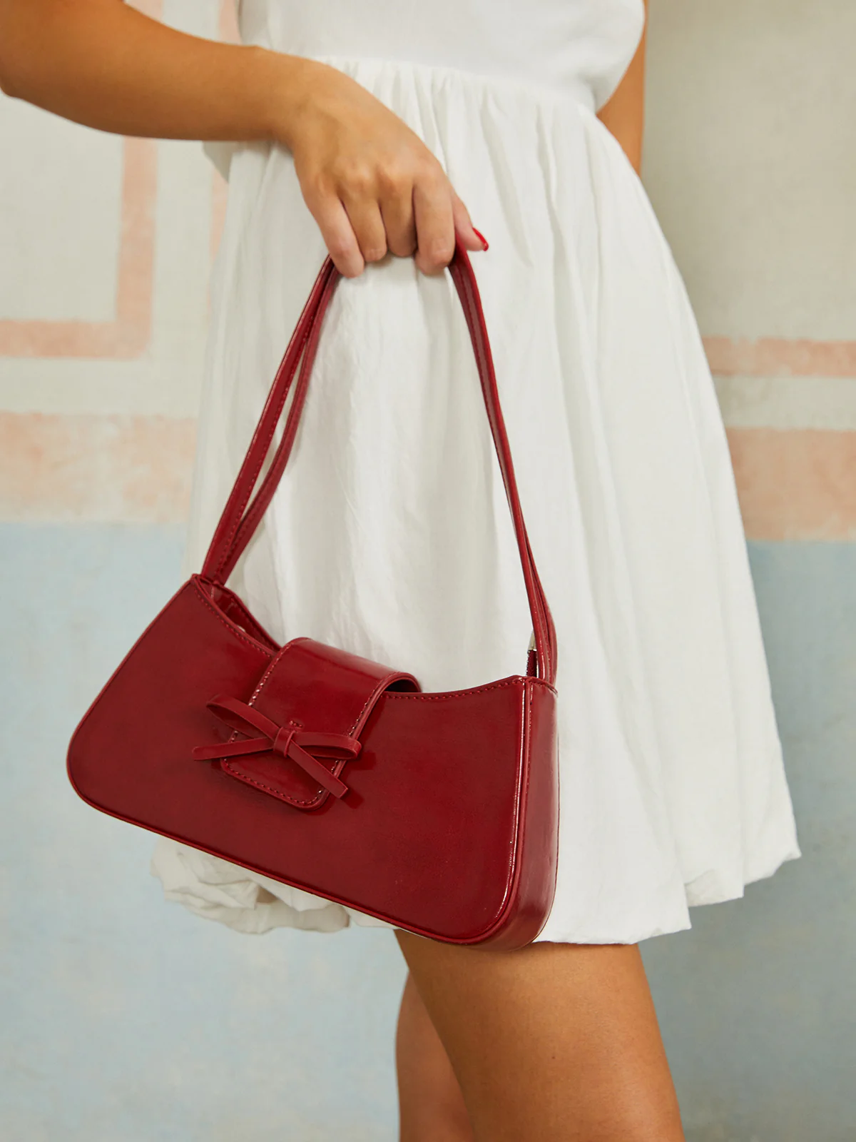 Cara Bow Armpit Bag - Image 2
