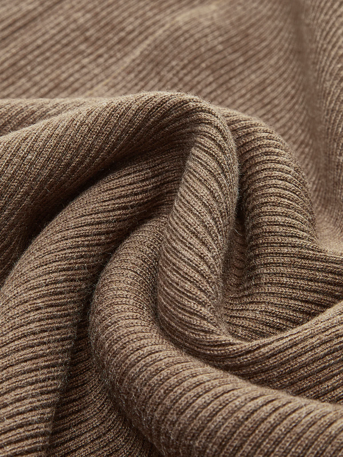Caramel Slit Maxi Knit Skirt - Image 4