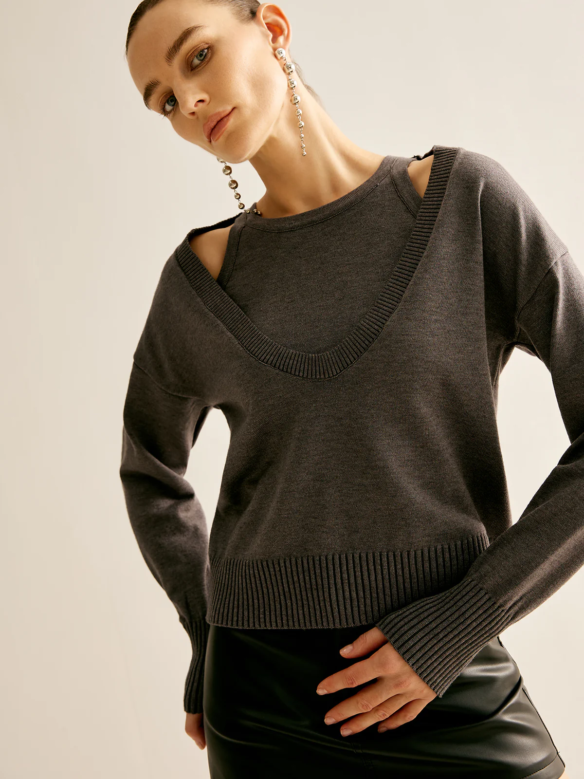 Casual 2 in 1 Sweater - Image 5