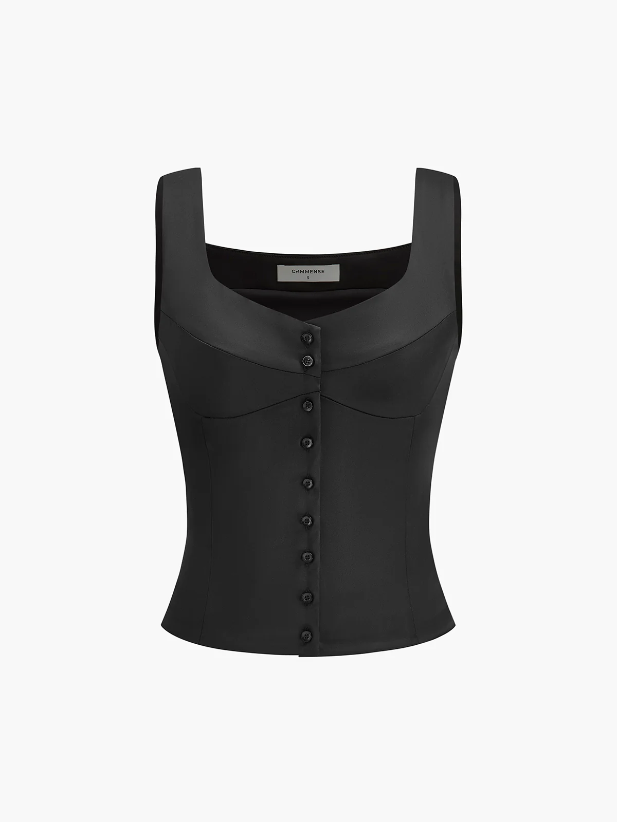 Casual Button-Front Strappy Top - Image 6