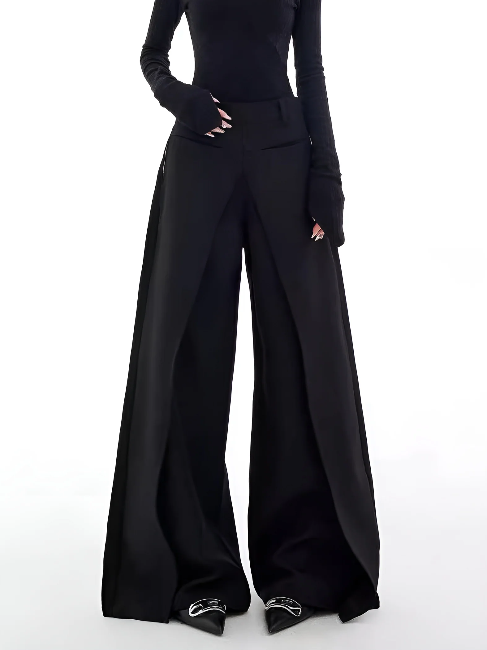 Casual Wide-Leg Thin Pants - Image 2
