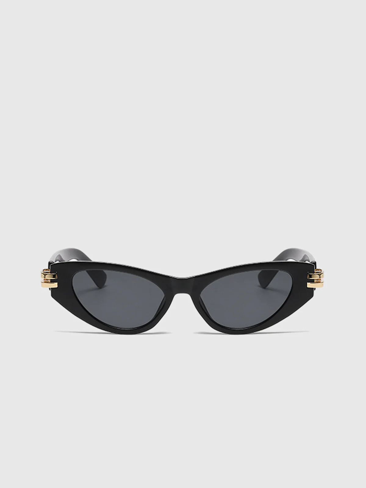 Cat Eye Black Frame Sunglasses - Image 2