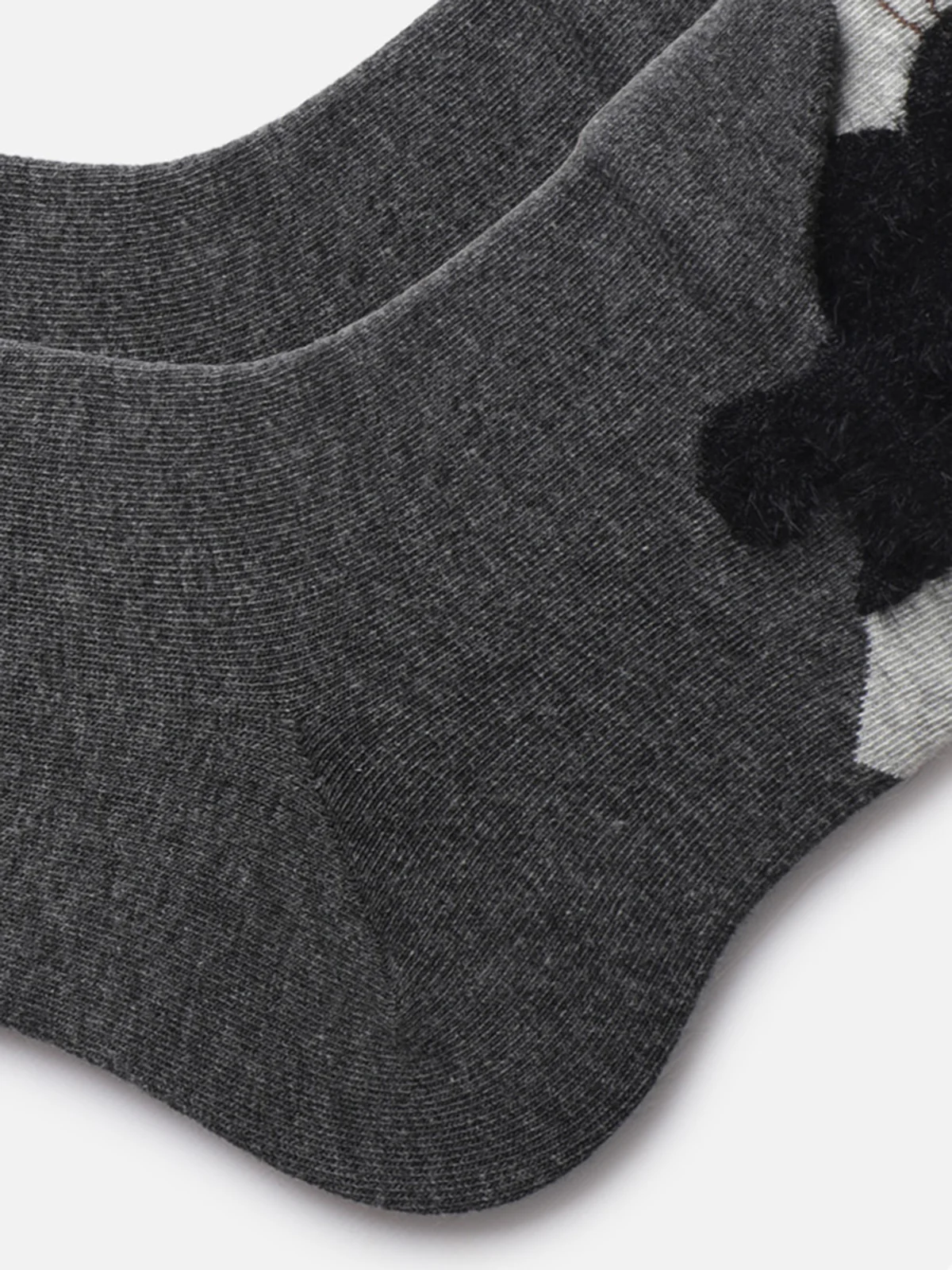 Cat Graphic Detail Mid-Calf Socks - Image 3