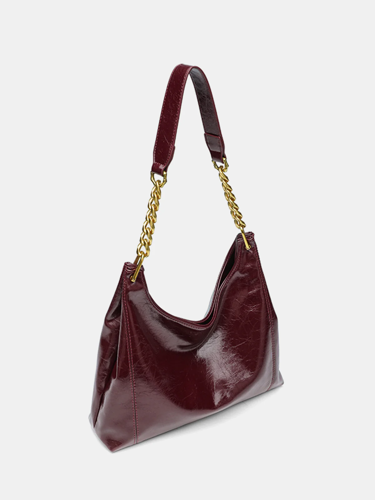 Chain Hobo Shoulder Bag - Image 2
