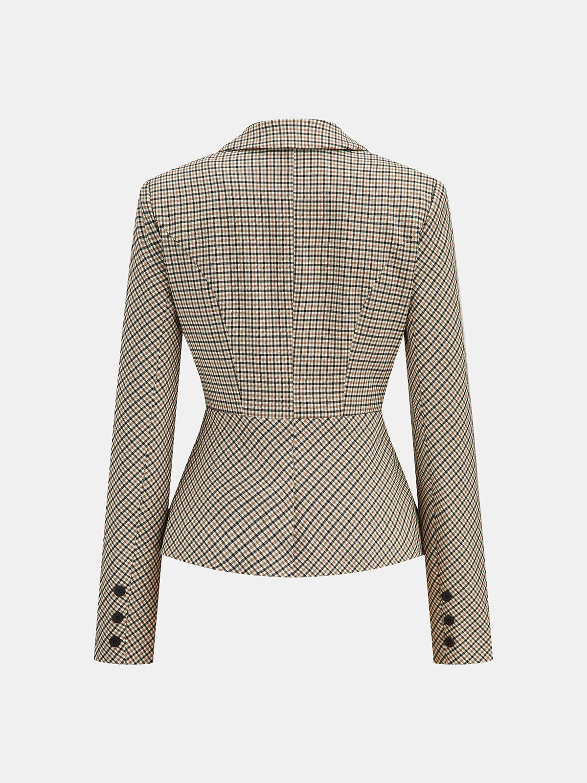 Checked Tailored Blazer - Image 2