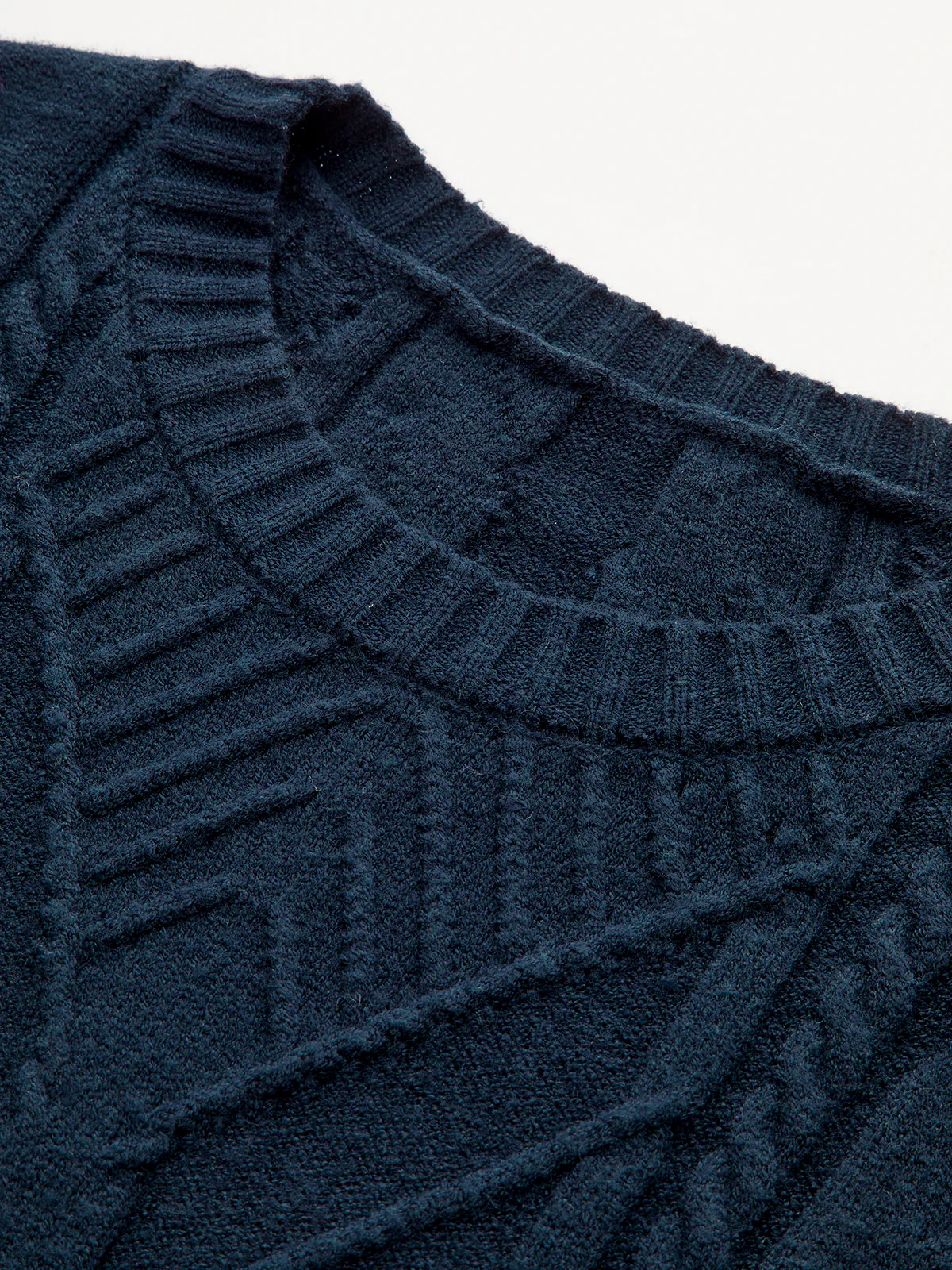 Cinched Waist Belted Cable Knit Top - Image 4