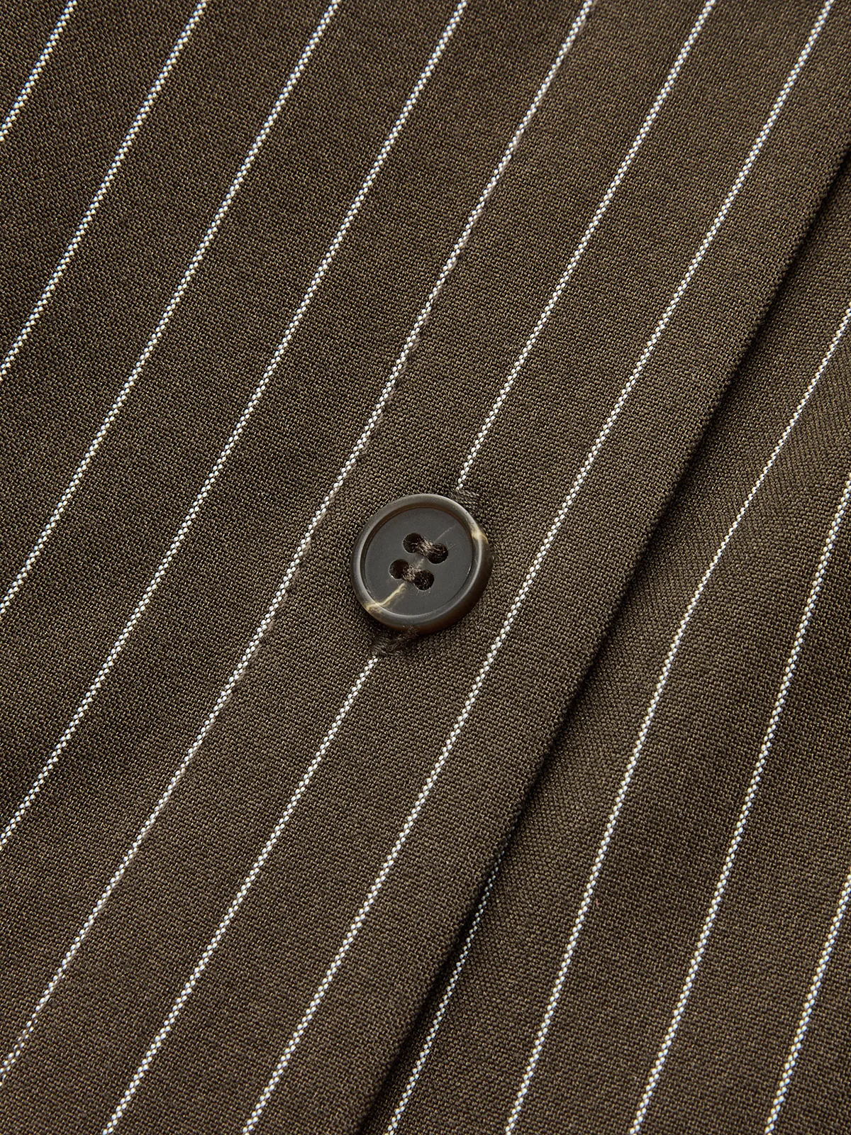 Cinched Waist Striped Shirt - Image 3
