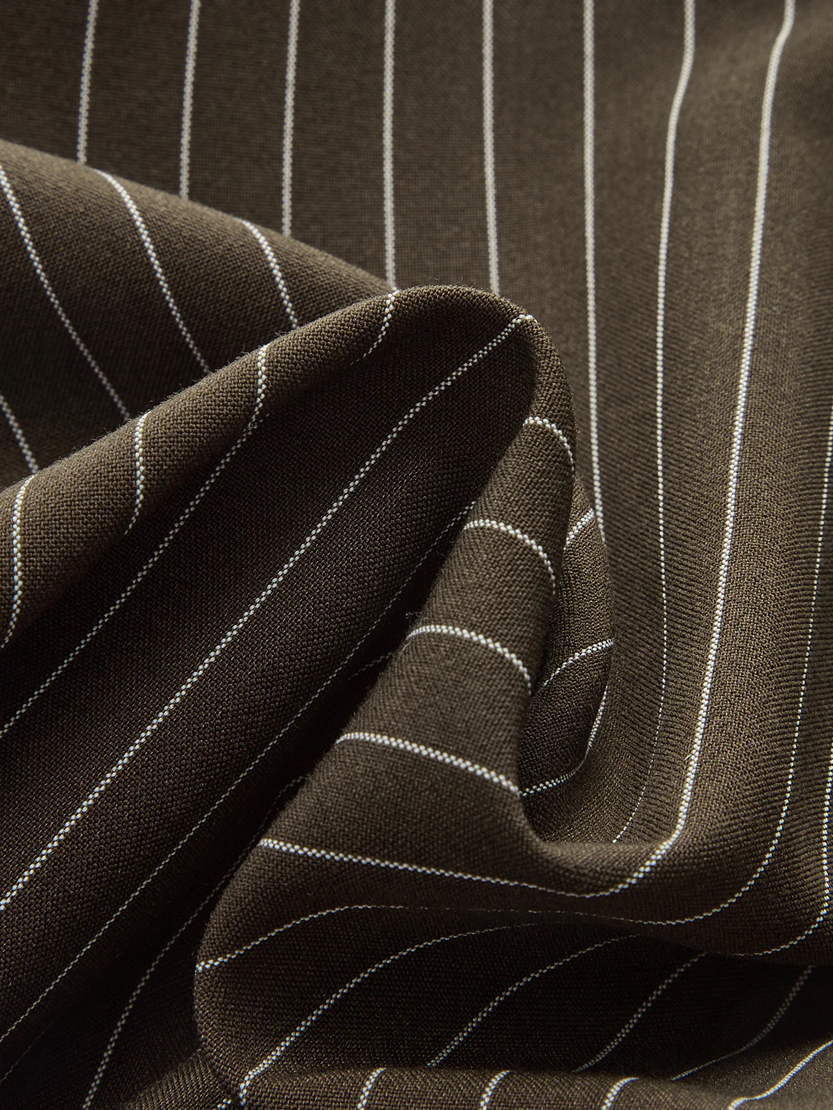 Cinched Waist Striped Shirt - Image 4