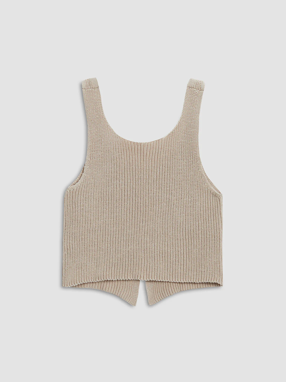 Classic Hook-and-Eye Knit Vest - Image 5
