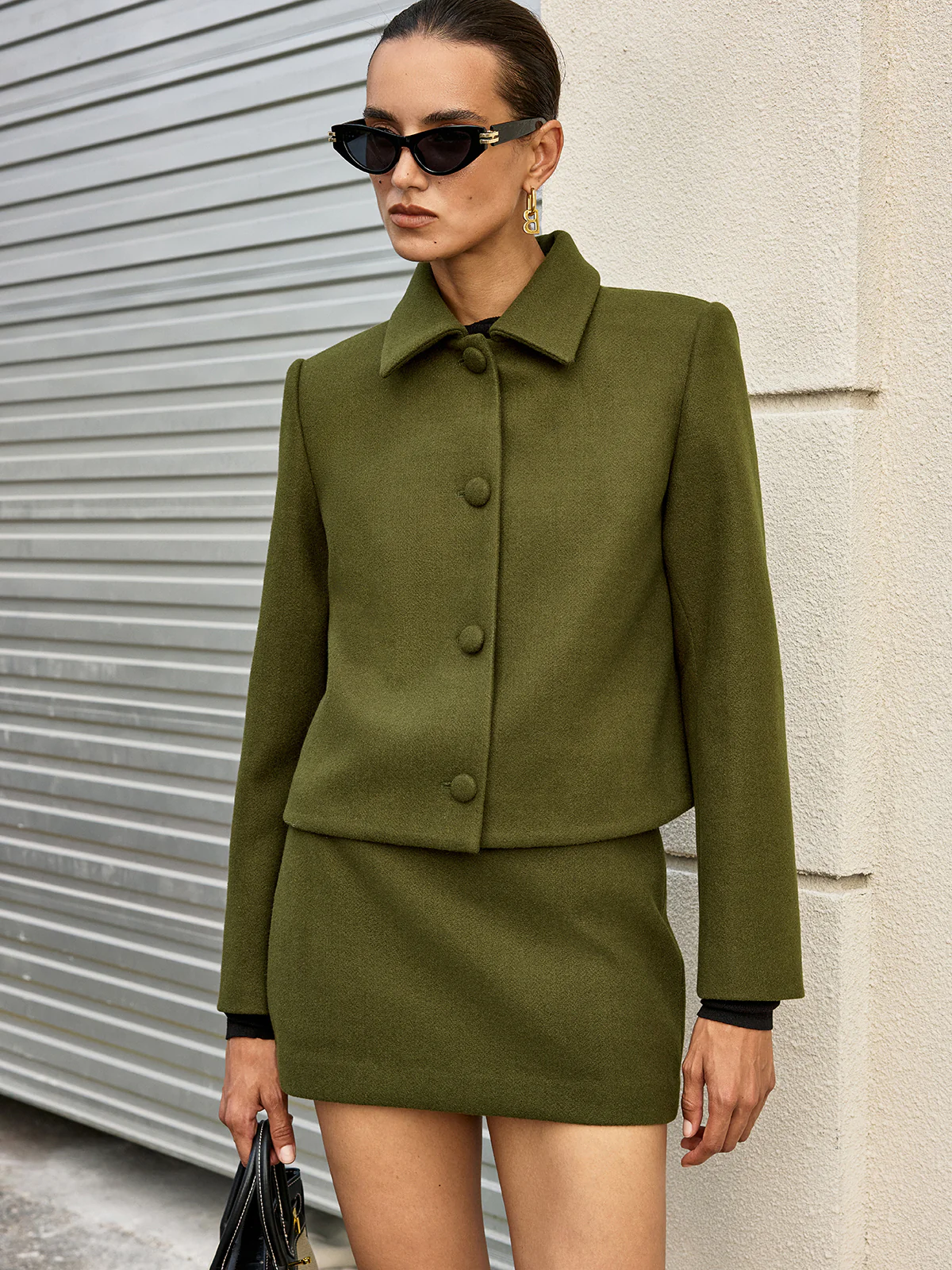 Collared Button Front Jacket - Image 5