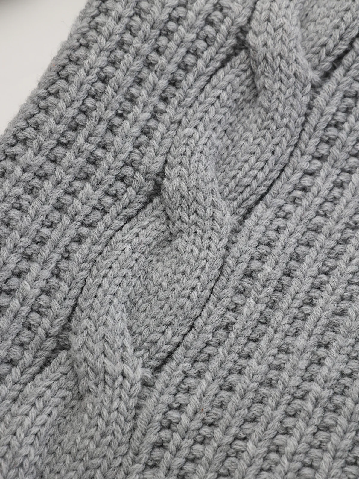 Collared Cable Knit Sweater - Image 4