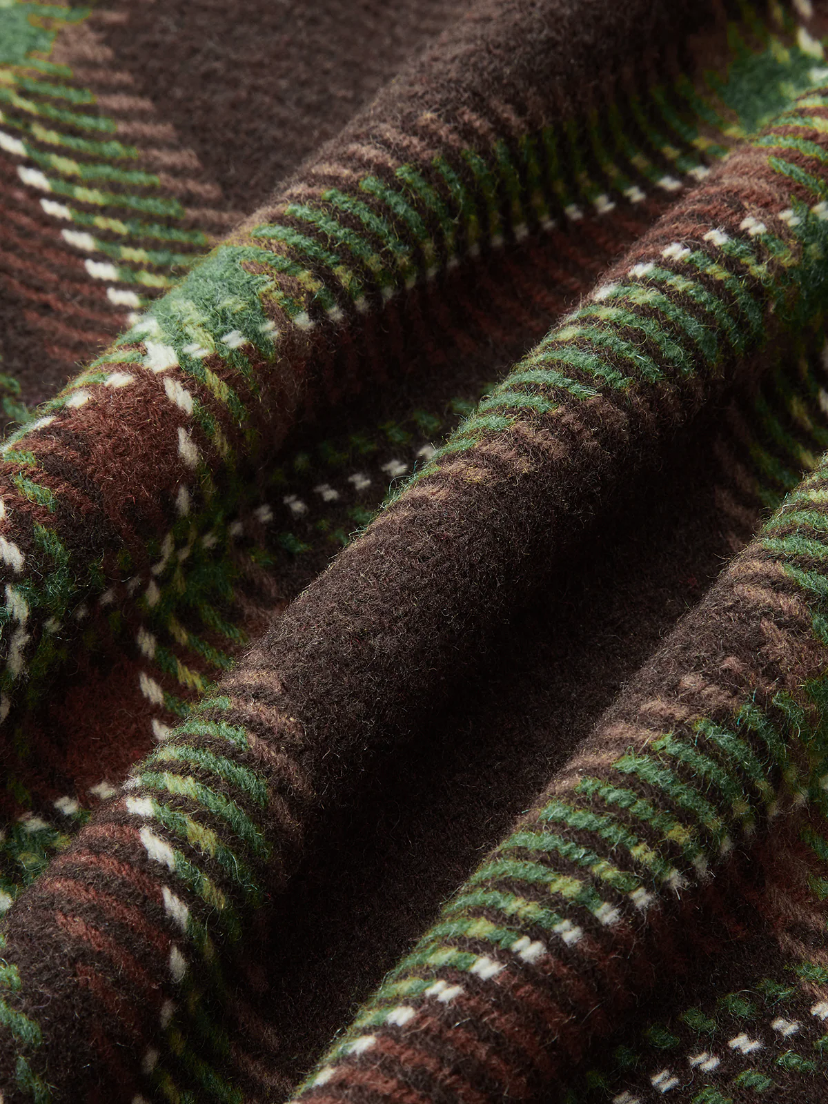 Collared Plaid Button-Front Coat - Image 3