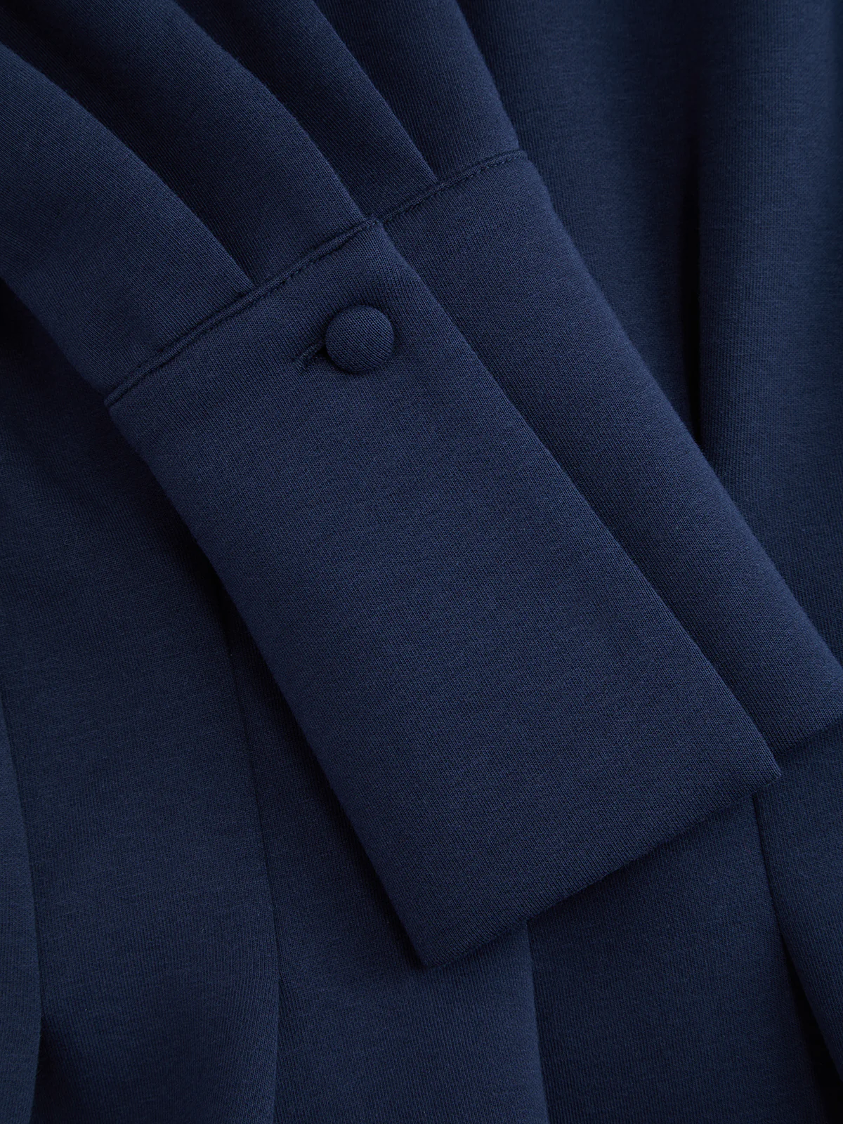 Collared Pleated Belted Sweatshirt - Image 5