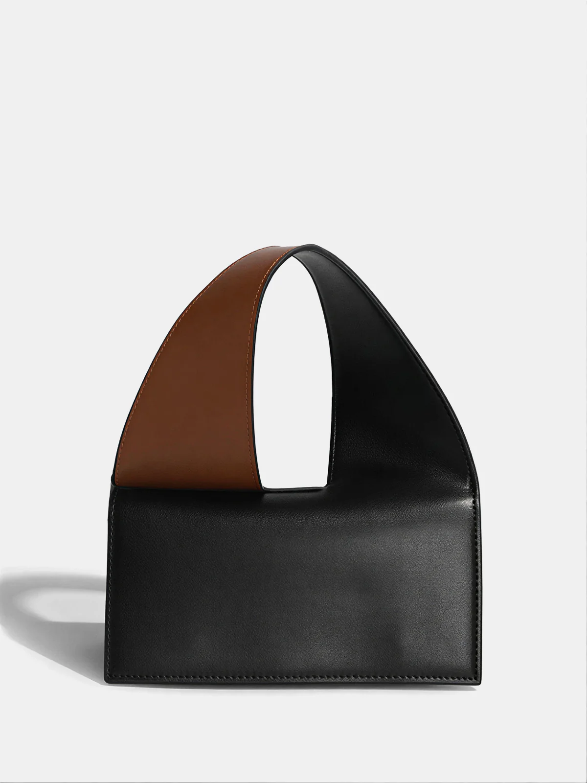 Color-Block Geometric Top-Handle Bag - Image 3