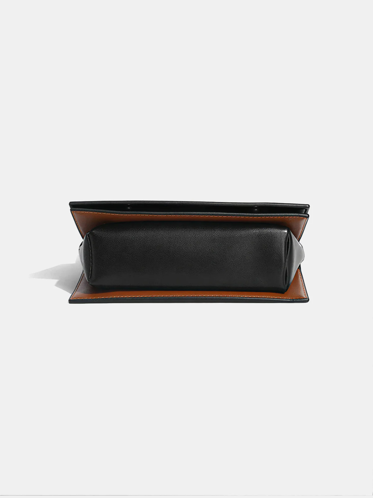 Color-Block Geometric Top-Handle Bag - Image 4