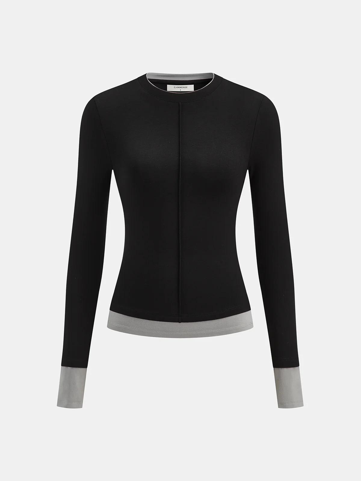 Color-Block Long-Sleeve Top