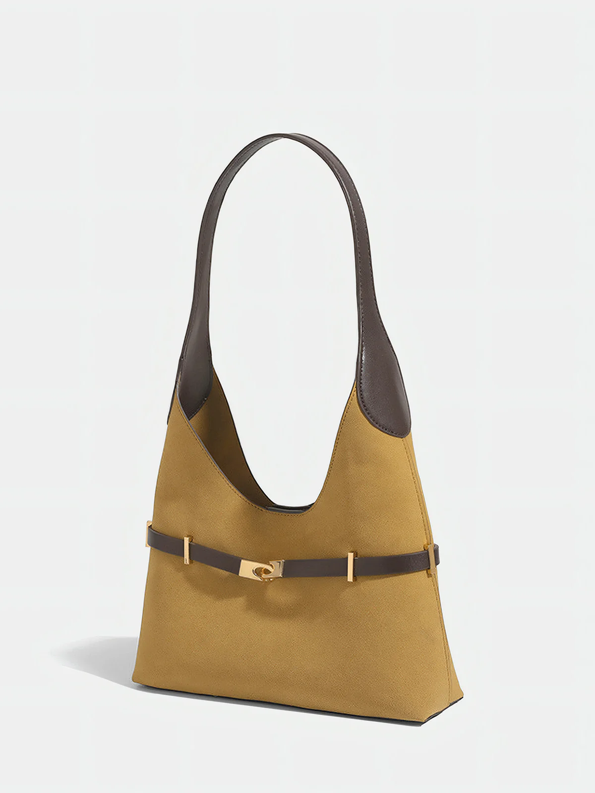 Color-Block Metal-Accent Shoulder Bag - Image 3