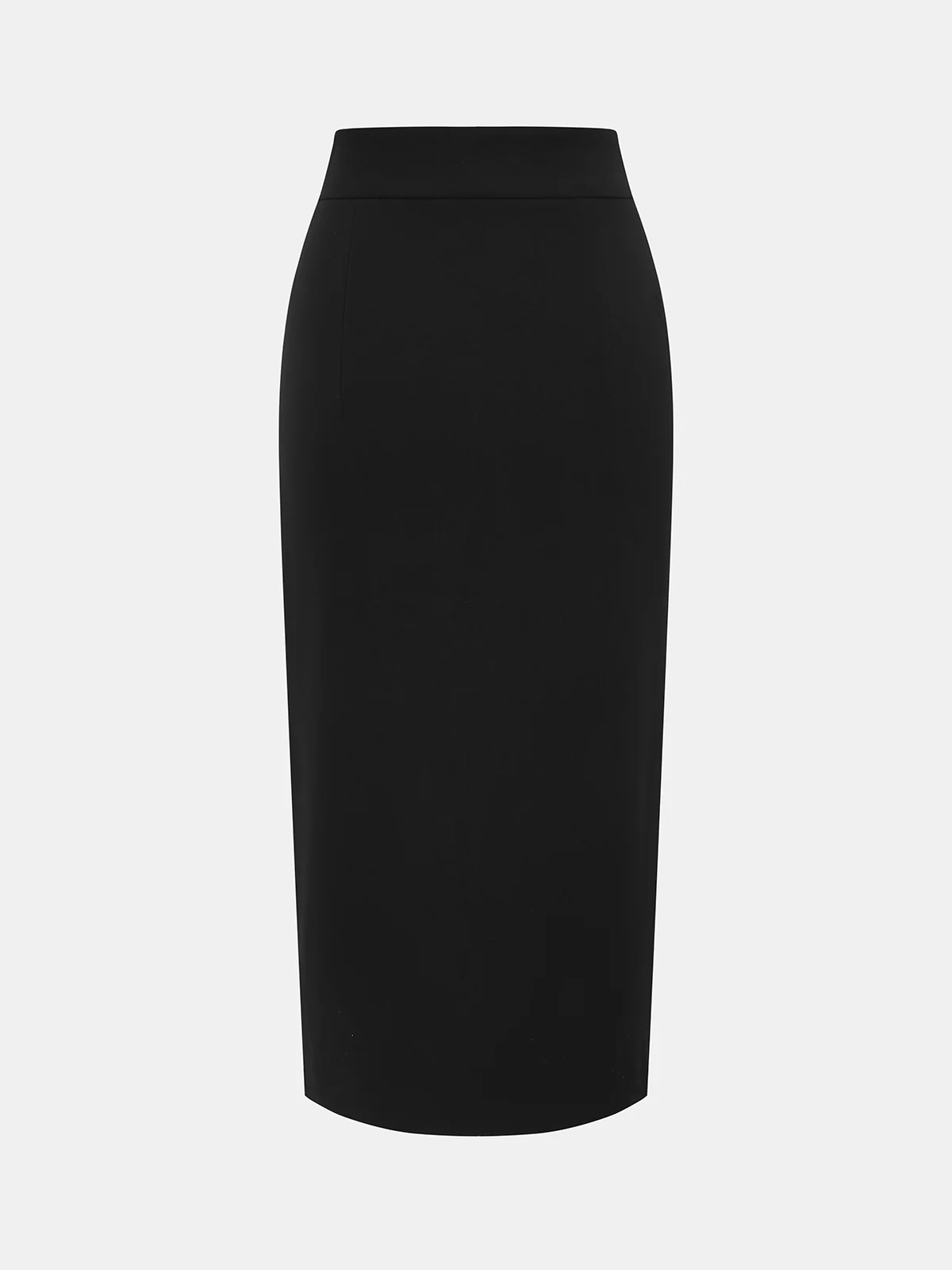 Color Block Metal Detail Midi Skirt - Image 2