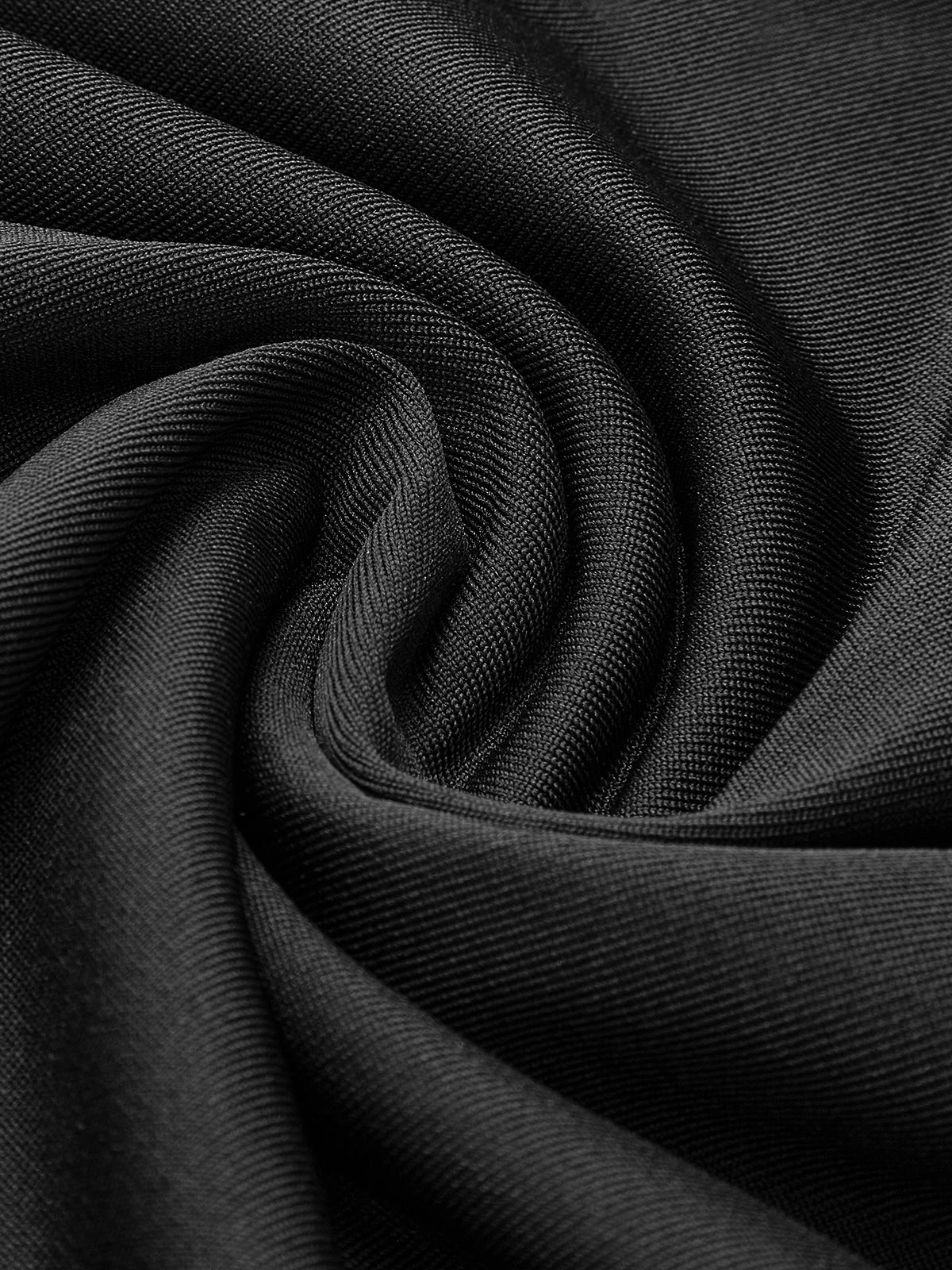 Color Block Pleated Panel Polo Dress - Image 4