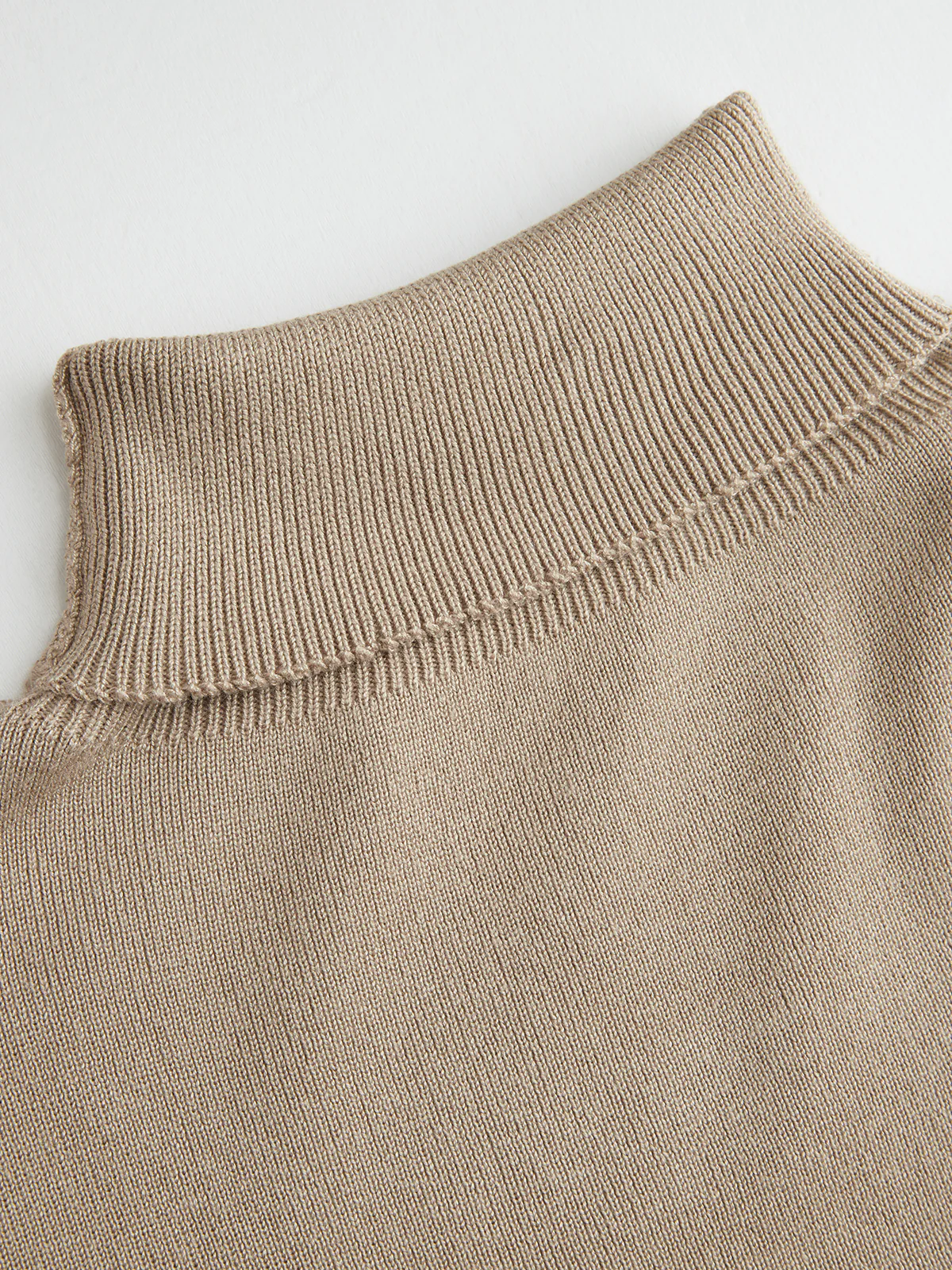 Color-Block Shawl-Accented Knit Three-Piece Set - Image 8