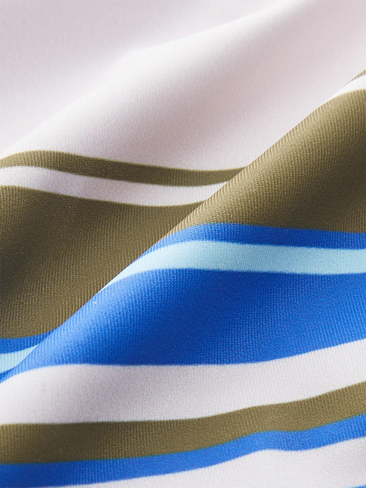 Color-Block Striped Bikini Top - Image 2