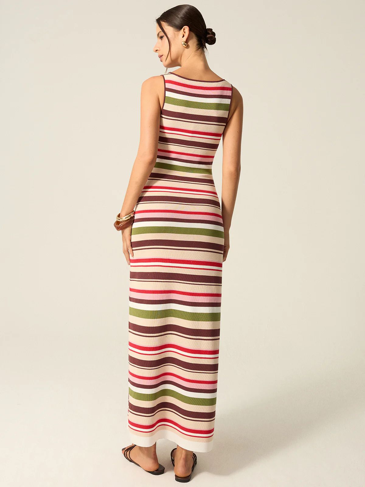 Color-Block Striped Maxi Dress - Image 6