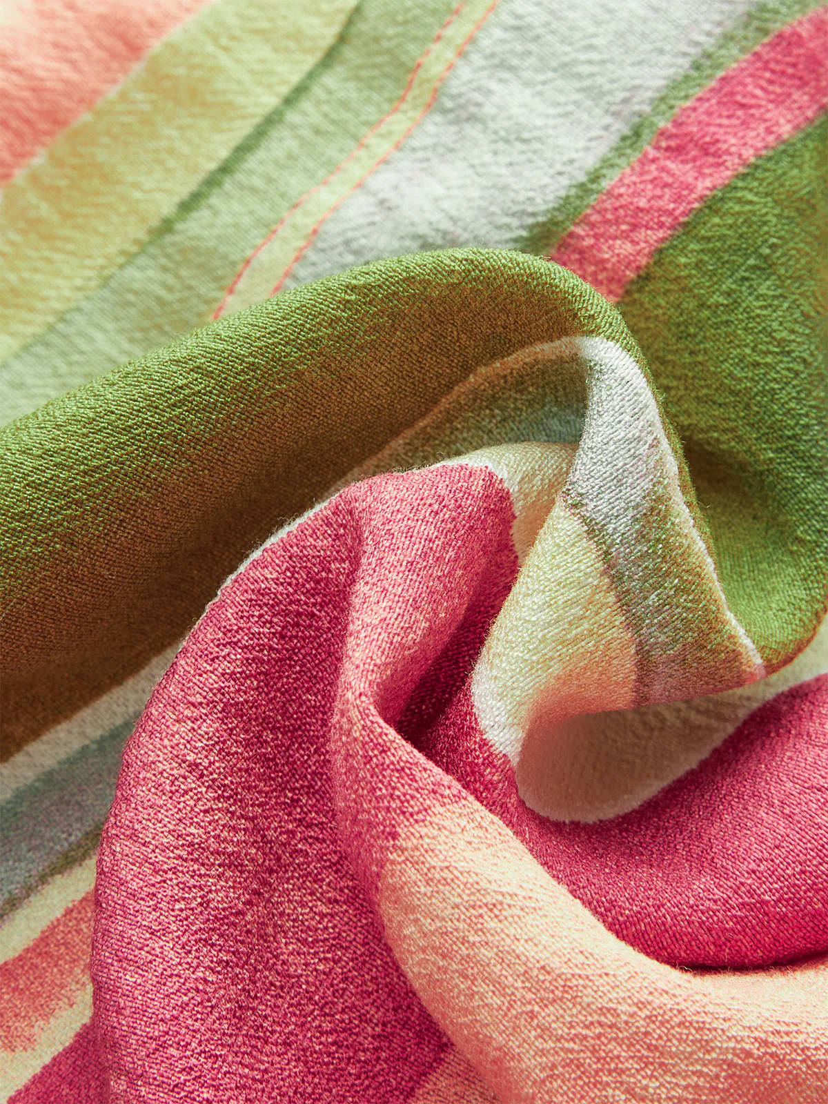 Colorful Striped Strapless Cotton Maxi Dress - Image 3