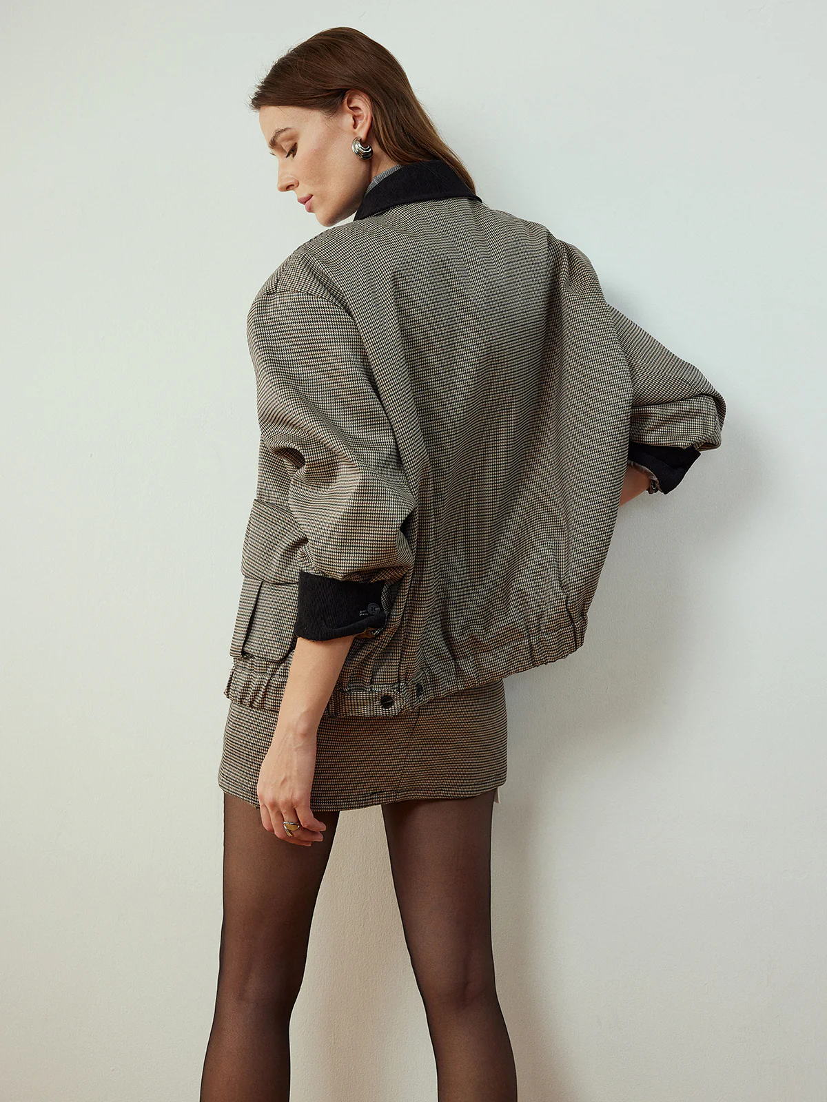 Contrast Binding Cargo Skirt Set - Image 7