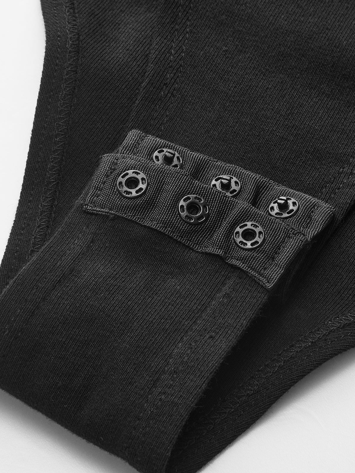 Contrast Collar Long-Sleeve Bodysuit - Image 4