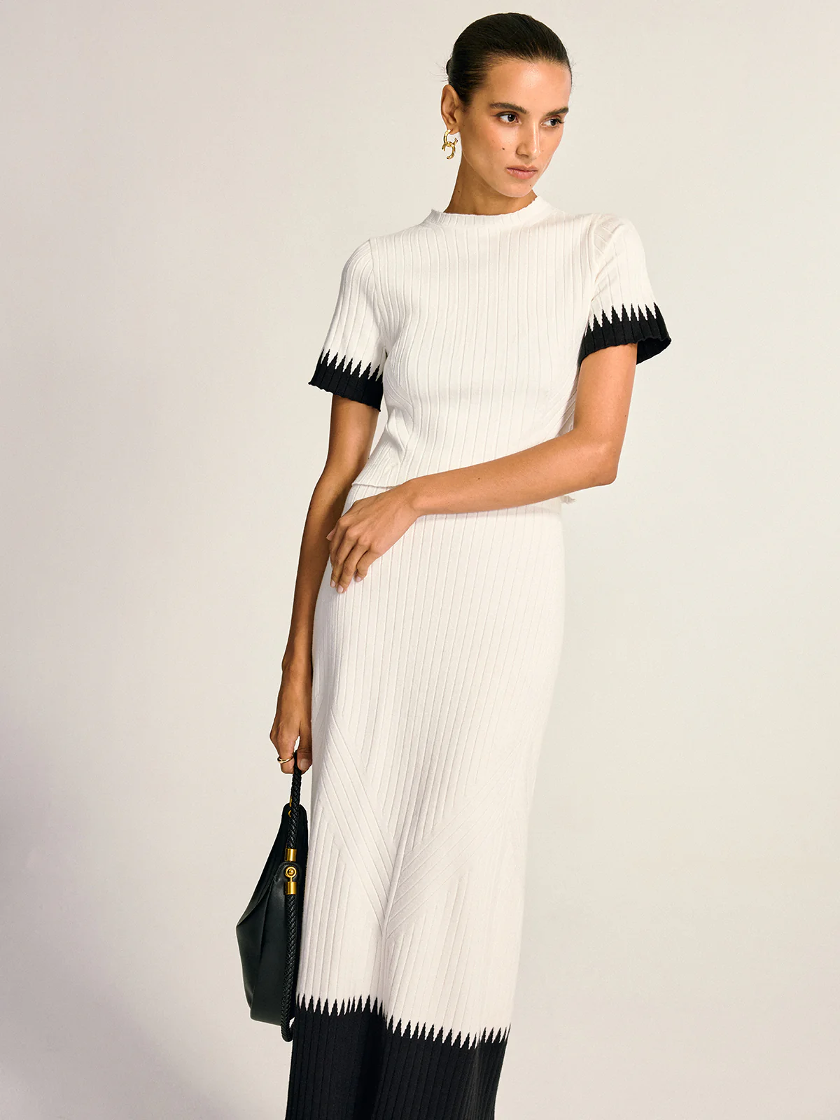 Contrast Detail Knit Co-ord Set - Image 6