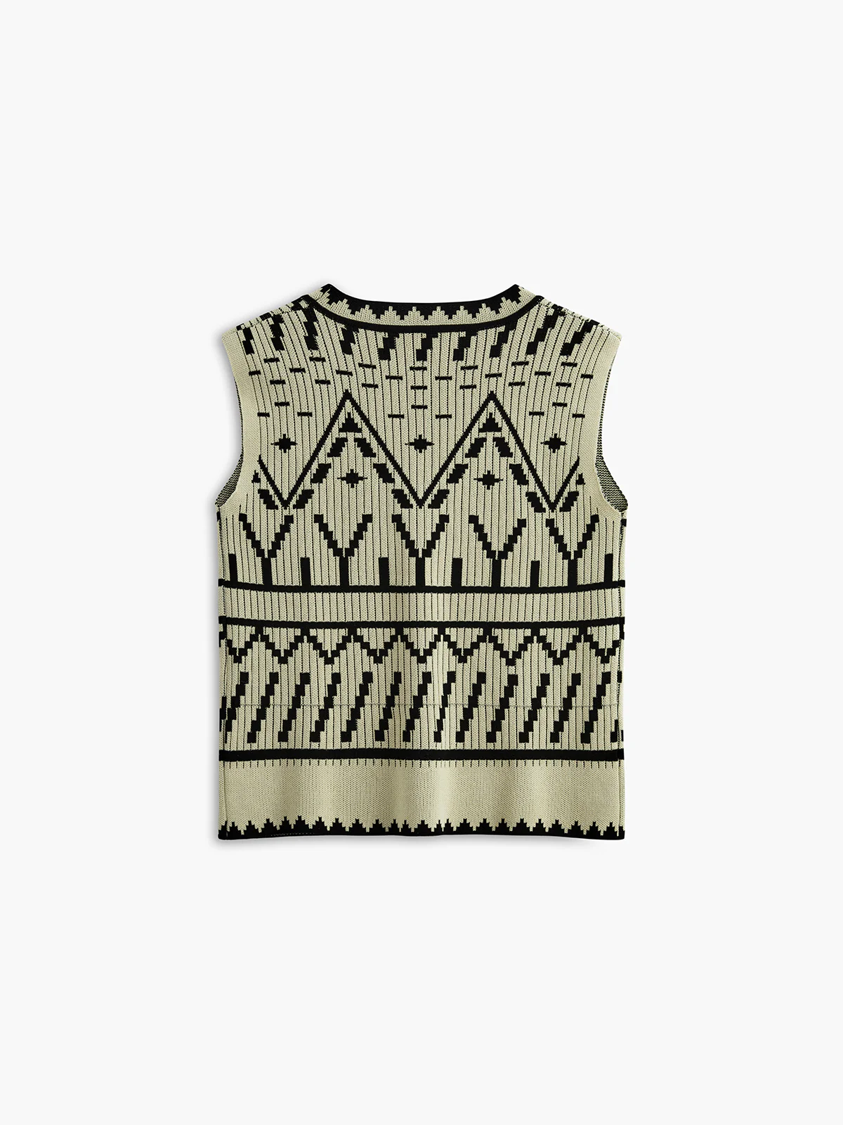 Contrast Knit Vest - Image 3