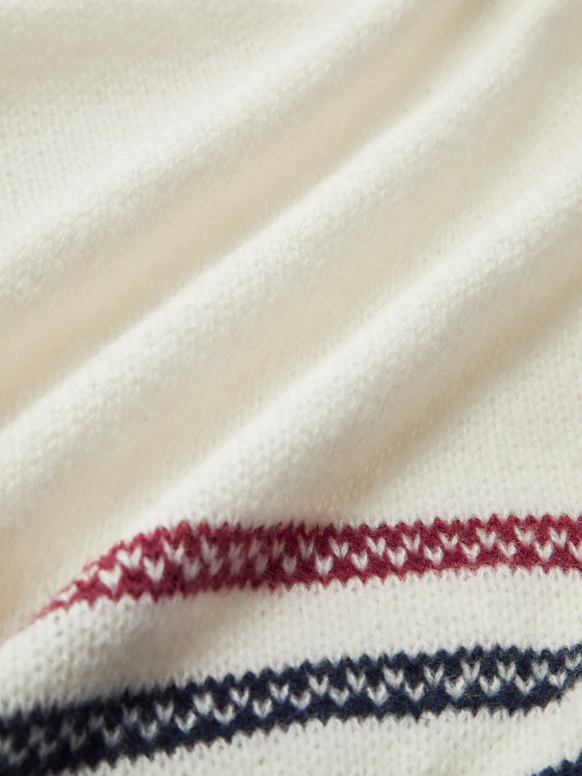 Contrast Pattern Zipper Short Cardigan - Image 4