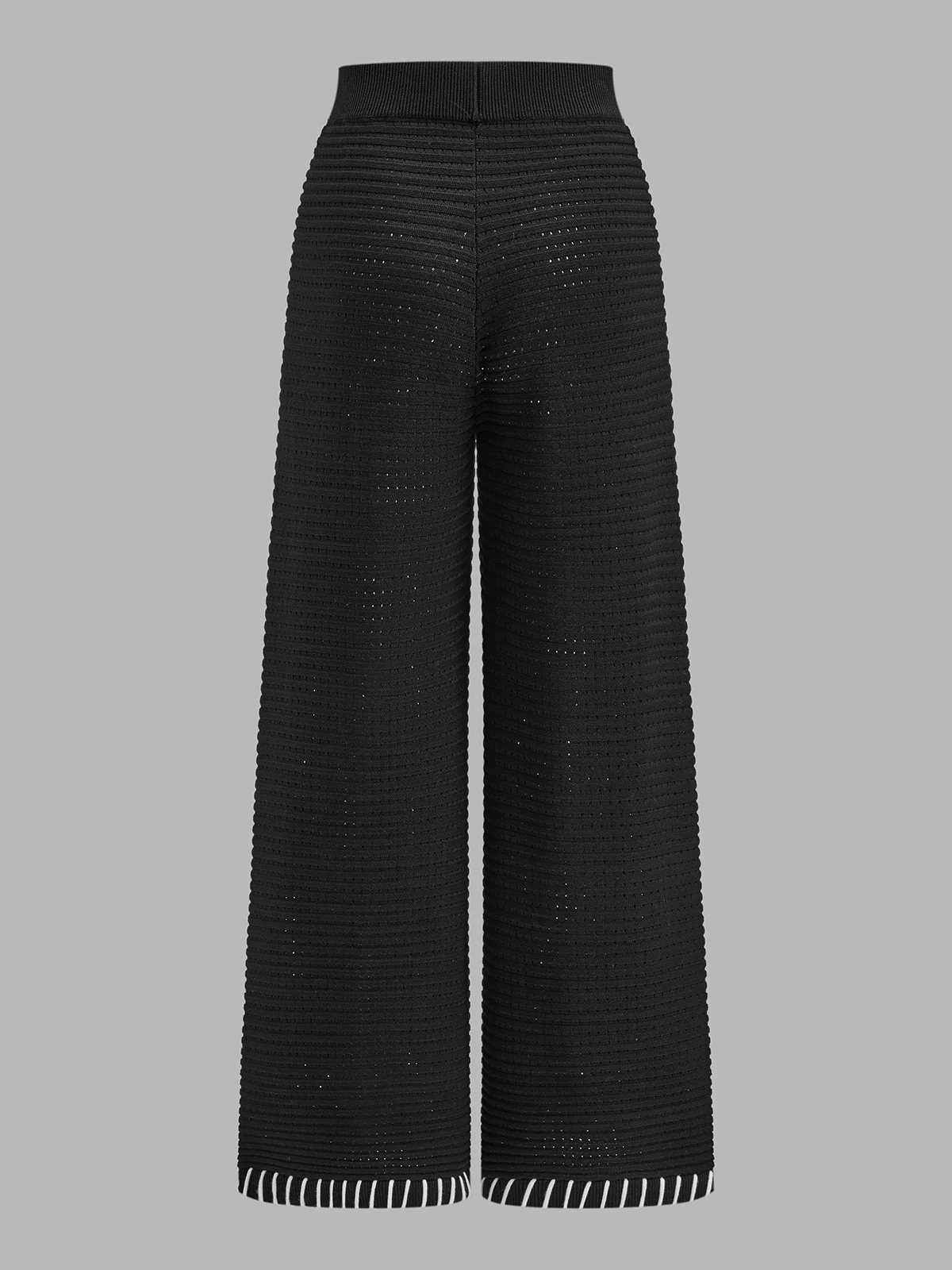 Contrast Stitch Trim Knit Co-Ord Set - Image 6