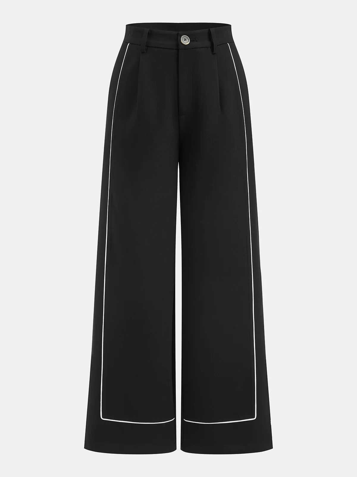 Contrast Trim Blazer Vest & Pants Set - Image 4