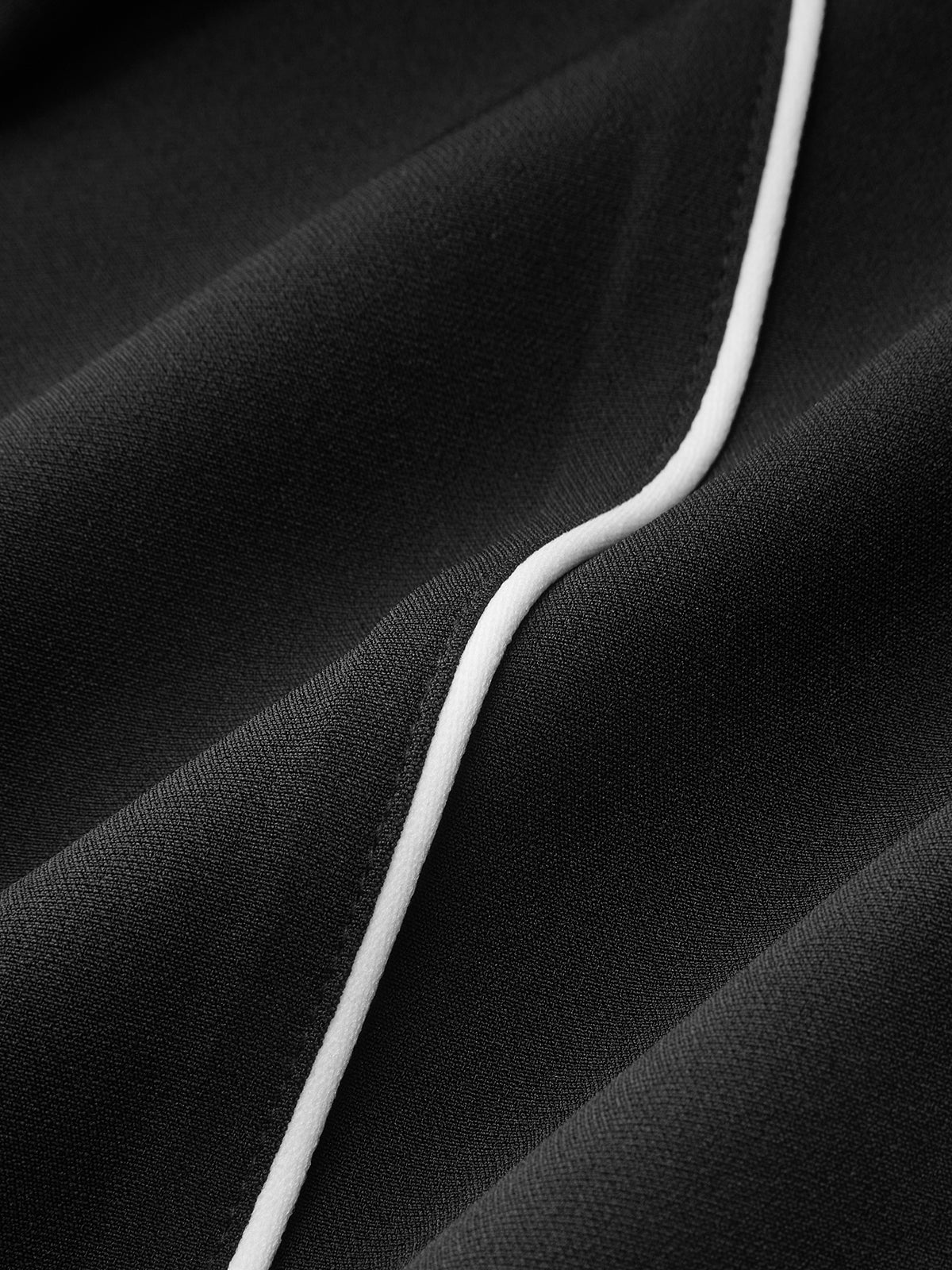 Contrast Trim Blazer Vest & Pants Set - Image 6