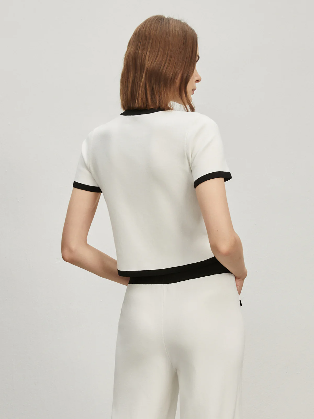 Contrast Trim Pockets Cardigan - Image 6