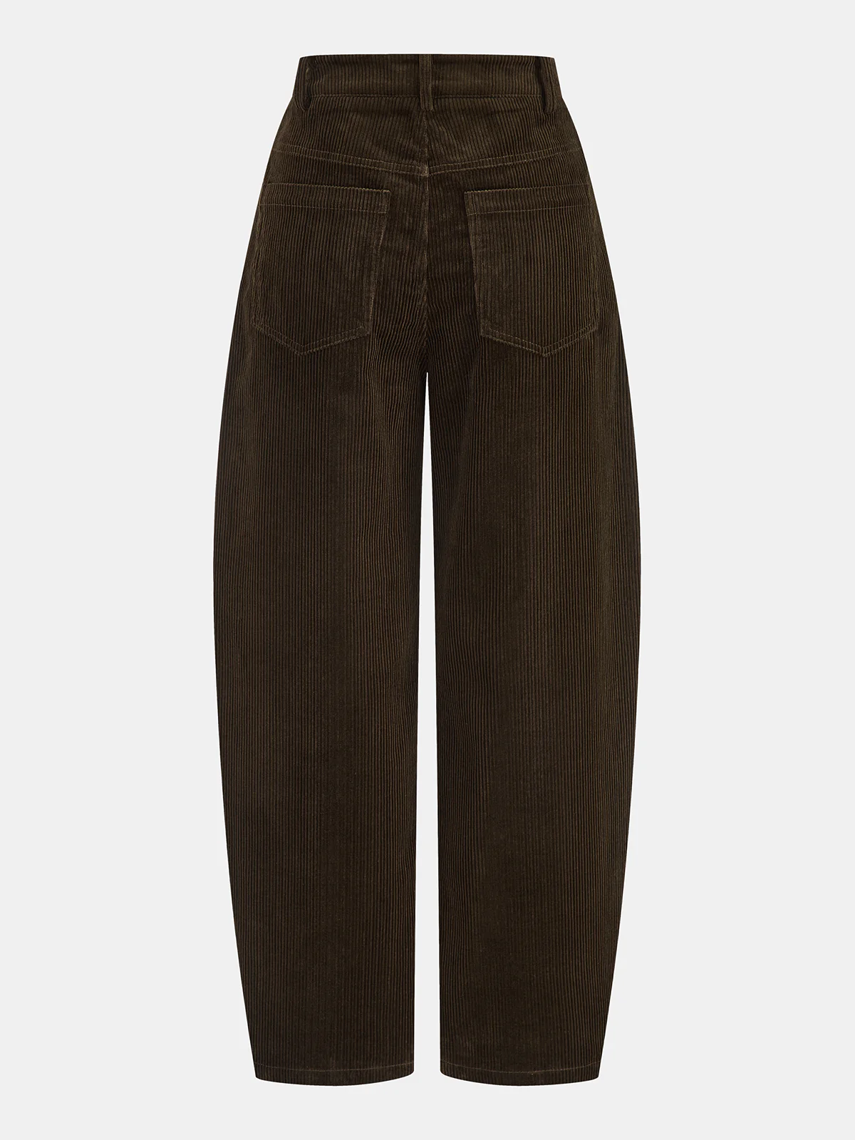 Corduroy Curved-Leg Pants - Image 2