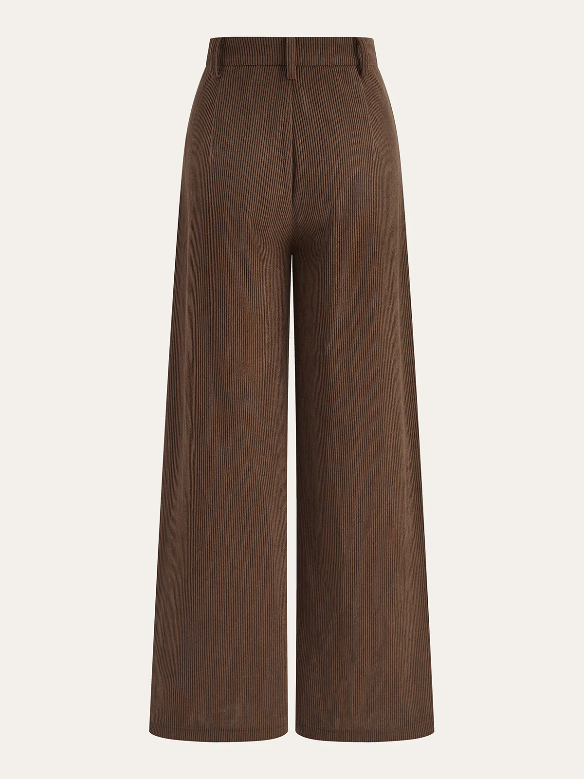 Corduroy Metal Button Vest & Wide-Leg Pants Set - Image 5