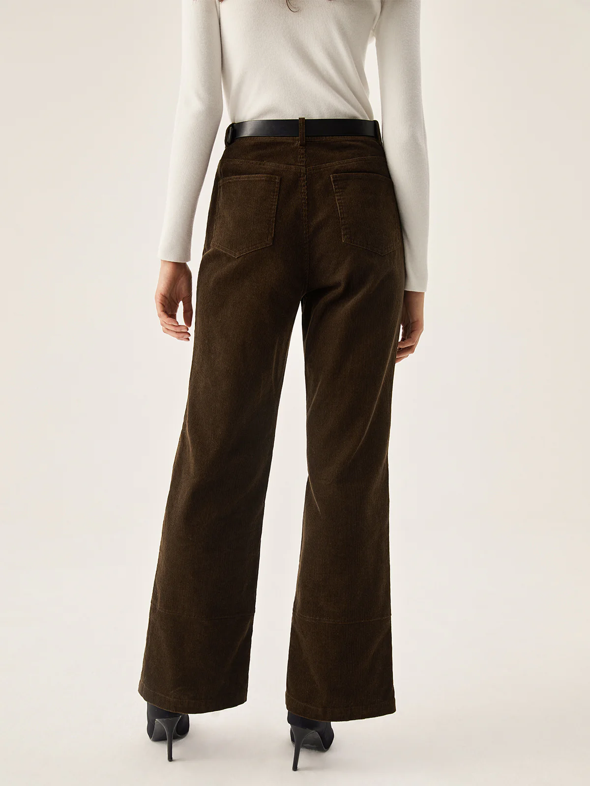 Corduroy Wide Leg Pocket Pants - Image 3