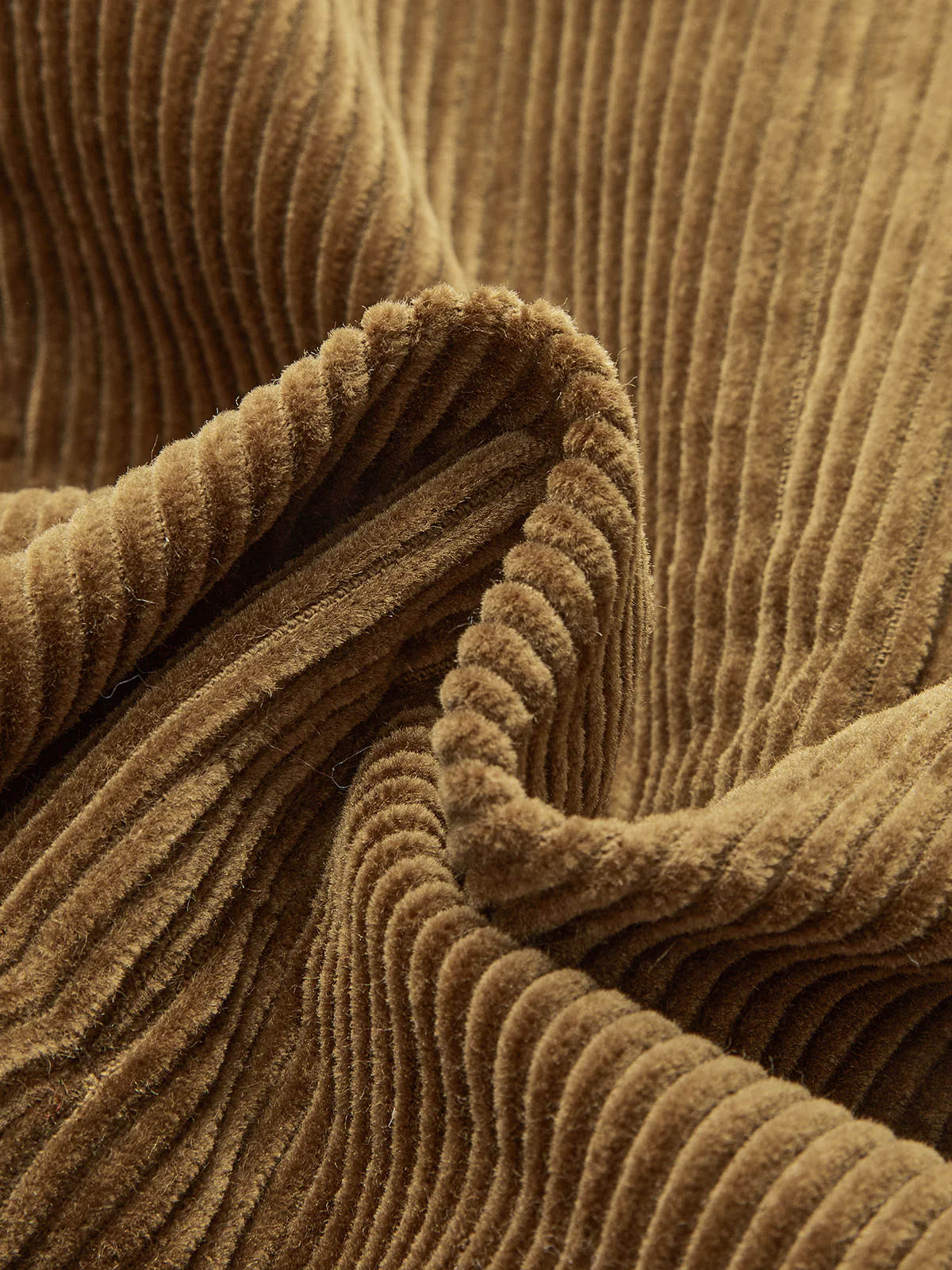 Corduroy Wide-Shoulder Fitted Blazer - Image 4