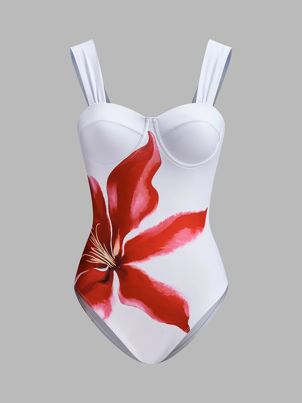 Corset-Style One-Piece With Draped Cover-Up - Image 7