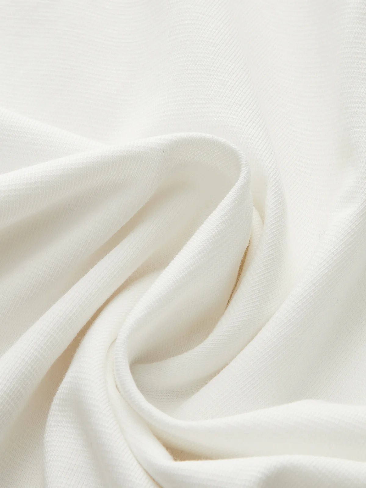 Cotton Blend Cap Sleeve Side-Tie T-Shirt - Image 5