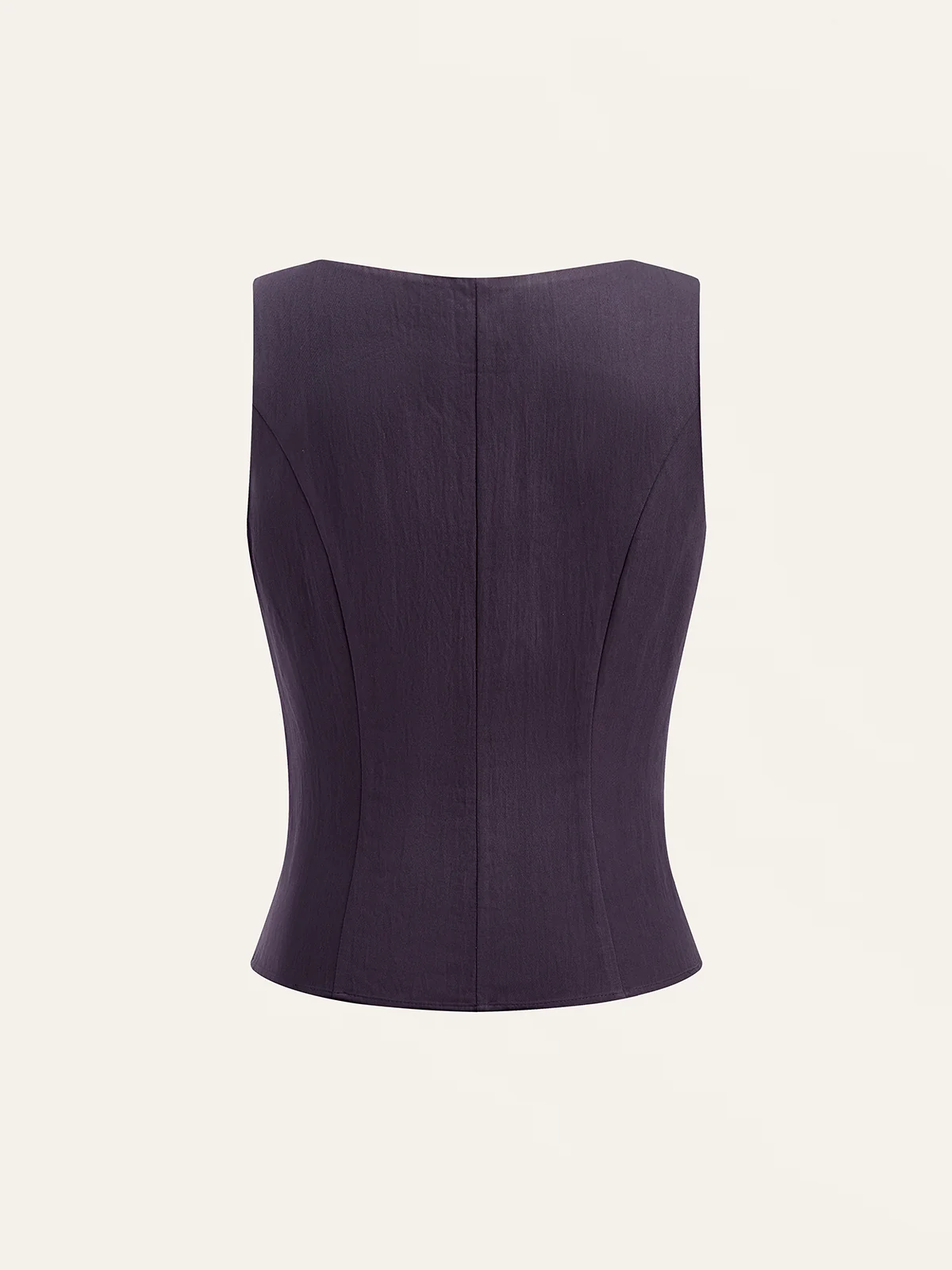 Cotton Blend Sleeveless Top and Pants Set - Image 3